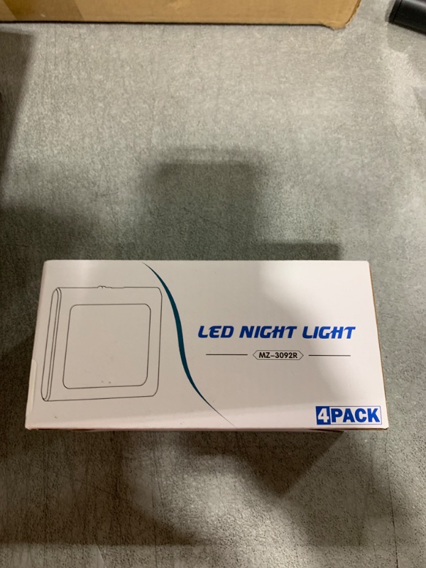 Photo 1 of MAZ-TEK Plug in Dimmable Led Night Light with Auto Dusk to Dawn Sensor, Soft Warm White Nightlights for Hallway,Bedroom, Kids Room, Kitchen, Stairway, 4 Pack