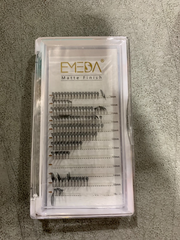 Photo 1 of Spire Lashes Premade Pyramid Lash Spike Lash Extension Fans Manga Anime Style Eyelash Extensions Comic Pre-made Eye Lash Fans Feather Lightweight by EMEDA (Pyramid D Curl MIX(9-15mm))