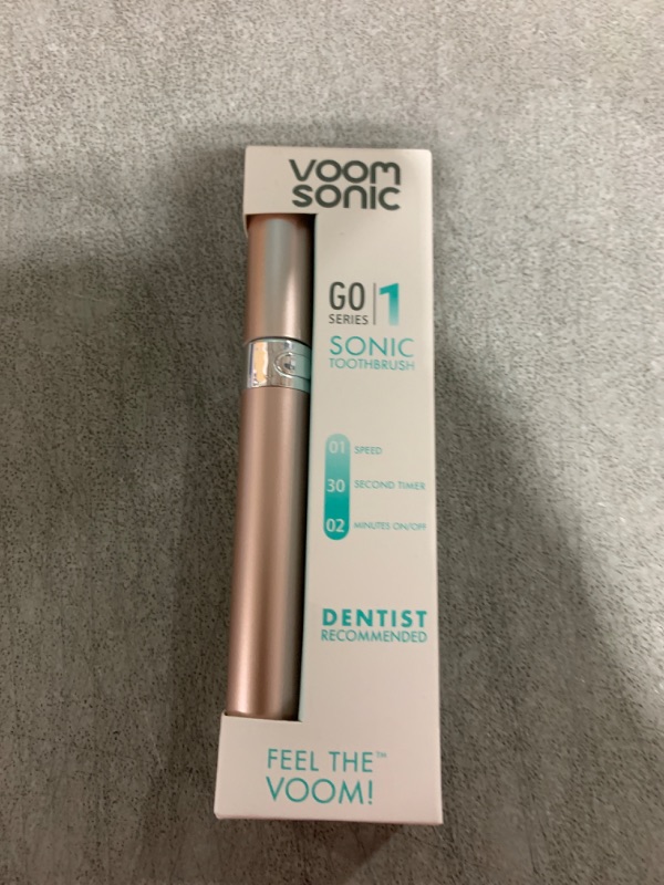 Photo 1 of Voom Sonic Go 1 Series Travel Electric Toothbrush, Travel Toothbrush (Dentist Recommended) - Battery Operated Toothbrush for Adults & Kids, Sonic Toothbrush, Portable w/ 2 Minute Timer