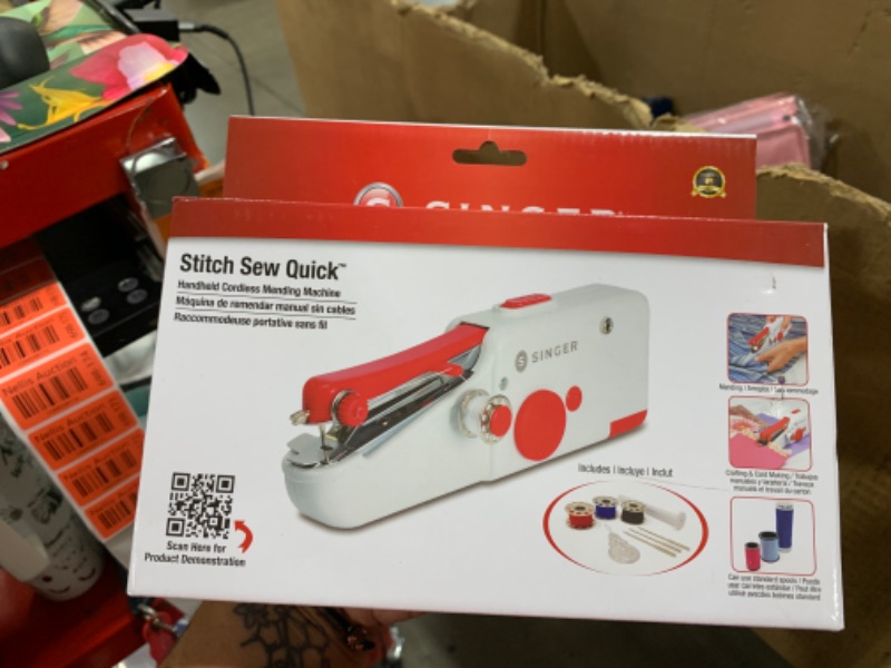 Photo 1 of SINGER Stitch Sew Quick Portable Mending Machine - Single Thread Machine for Quick Repairs