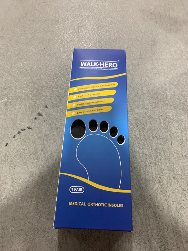 Photo 1 of Plantar Fasciitis Insoles for Men Women - Orthotics Inserts, Shoe Insoles Arch Support Flat Feet Inserts Work Boot Insoles for Standing All Day (Mens 10-10 1/2 | Womens 12-12 1/2)