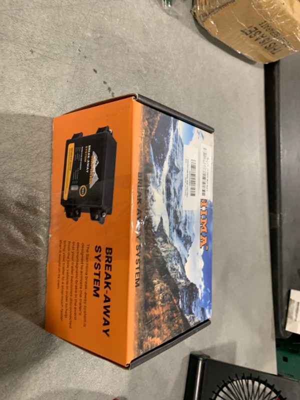Photo 1 of FIERYRED LED Test Trailer Brakes Breakaway Kit with Battery and Switch, Side Load Break-Away Controller System, Built in 12V 5AMP Charger