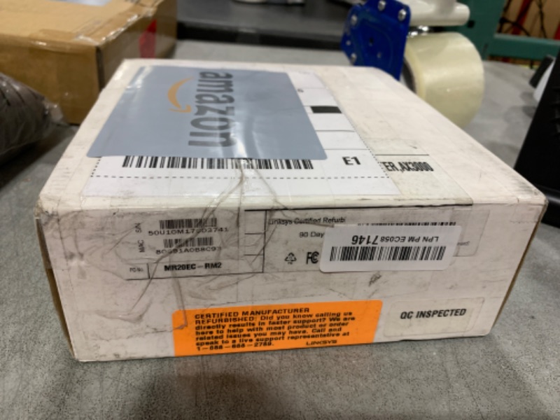 Photo 1 of Linksys MR20EC (MR2000) | Dual-Band Mesh WiFi 6 Router | 3.0 (AX3000) Speeds | Connect 25+ Devices | 2,000 Sq Ft Coverage | 18 Month Warranty (Renewed)