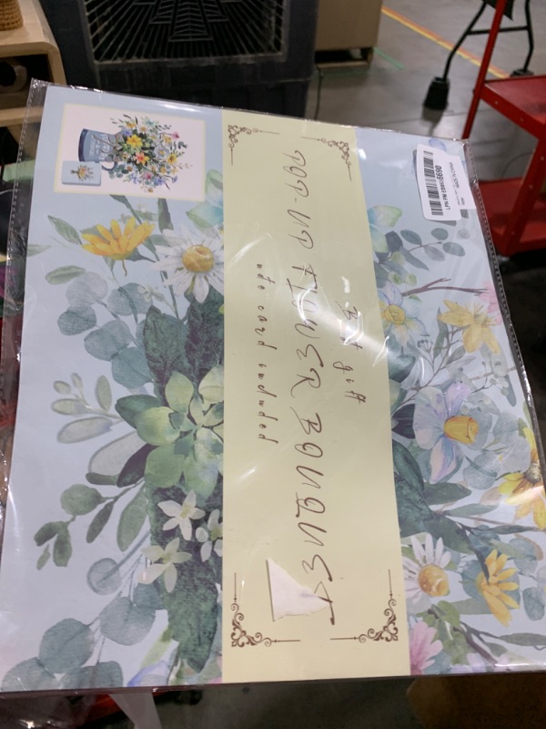 Photo 1 of AACORS Paper Pop Up Cards,Floral Eucalyptus Vase 13 Inch Paper Flower Bouquet Graduation Cards with Blank Note Card and Envelope,Spring Cards,Birthday Gifts for Women Girls Friends Kids APUC01
