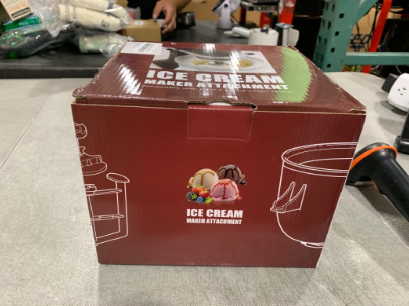 Photo 1 of Ice Cream Maker Attachment for KitchenAid Stand Mixer, Compatible with KitchenAid 4.5/5QT/6QT accessories and attachments, 2 Quart for kitchenaid mixer attachments Frozen Yogurt/Gelato Maker