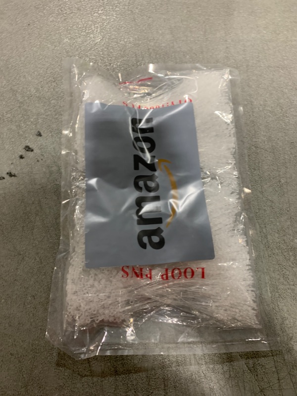 Photo 1 of Yesallwas 2000 Pcs 5 Inch Plastic Fastener Hang Tag Clear Snap Lock Pin Security Loop for Retail Store Clothing Accessory Price Pins