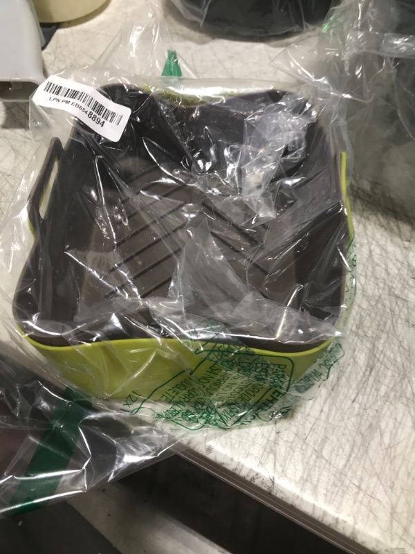 Photo 1 of Air Fryer Silicone Liners 10QT for Ninja DZ201/DZ550/DZ401/SL401, 2 Pack - NEWITEE BPA Free Platinum Silicone Air Fryer, Rectangle Dual Ninja Air Fryer Liners Tray with Handle
