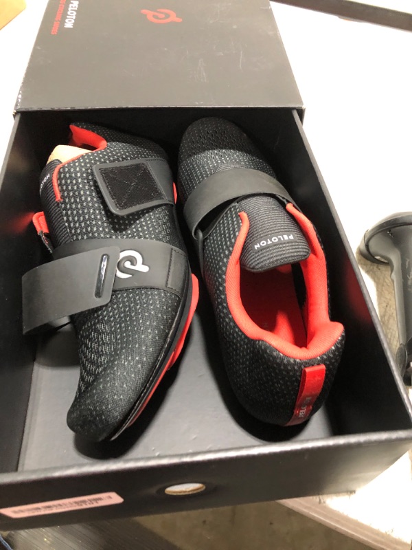 Photo 1 of Peloton Altos Cycling Shoes for Peloton Bike and Bike+ with Single Velcro Strap and Delta-Compatible Bike Cleats - Size 12.5 Men