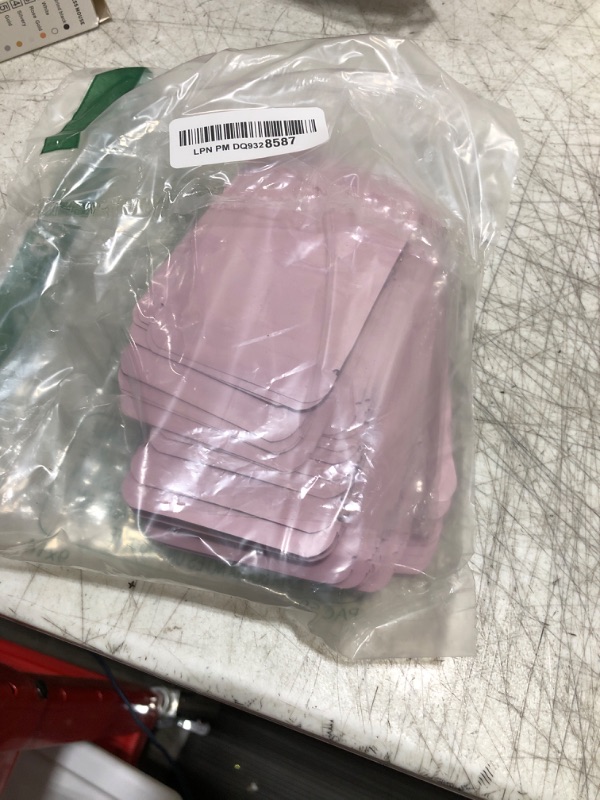 Photo 1 of 100 Pack Resealable Packaging Bags for Small Business Double-Sided Color Smell Proof Bags for Food Storage Flat Bags (Pink, 2.7" x 3.8")