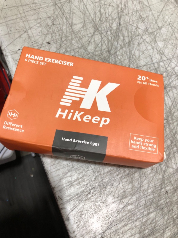 Photo 1 of HiKeep 6 Pack Stress Balls for Adults, Squeeze Balls for Hand Therapy, Hand Exercisers for Strength, Hand Strengthening Devices with Different Resistance Levels, Hand Finger Forearm Strengthener