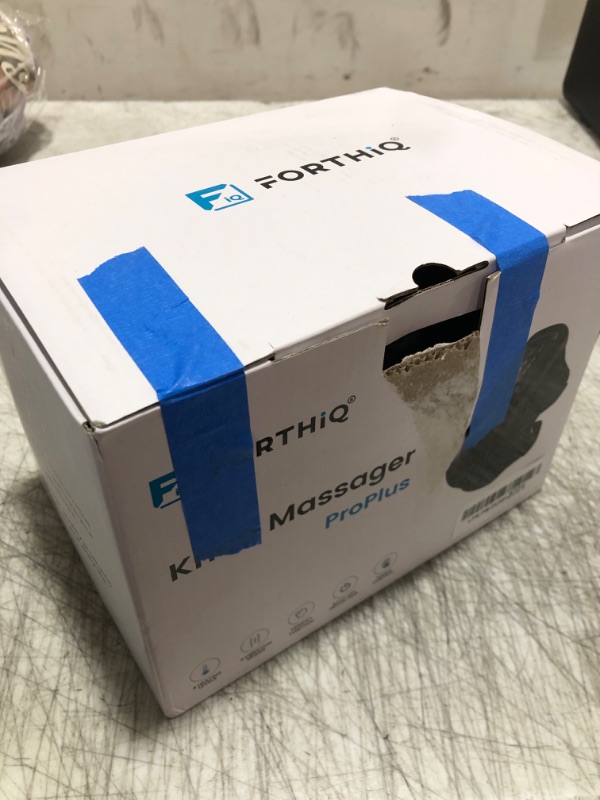 Photo 1 of FORTHiQ Knee Massager Pro+ with Heat, Red Light and Vibration, 6-in-1, Dual-Wavelength - Cordless, Portable, Adjustable Straps, Easy to Use, Saves Your Settings, FSA or HSA Eligible