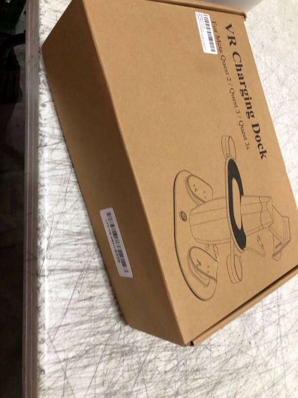 Photo 1 of Charging Dock Compatible with Meta Quest 3/3S/2, Magnetic VR Stand with Fast Charging, RGB Lighting, 2 Rechargeable Batteries, Type-C, Accessories for Oculus Quest Headset and Controllers