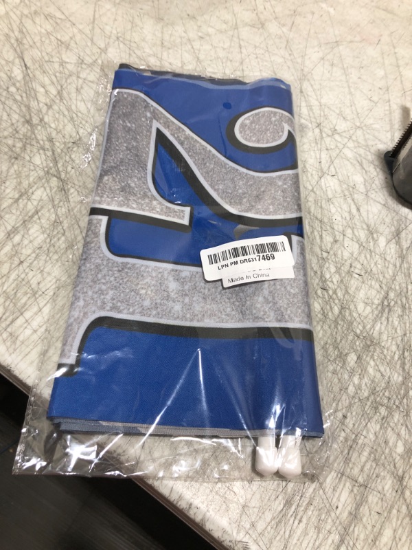 Photo 1 of Nelbiirth Happy 21st Birthday Decorations,21st Blue & Silver Balloon Birthday Theme Door Hanging Banner Sign,21st Bday Party Supplies.