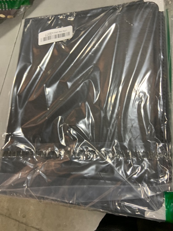 Photo 1 of Menu-Covers 8.5 X 11 Restaurant - 2 Pack Menu Sleeve 4 Page 8 View Premium Faux Leather Transparent Black for Bar Cafe Book Folder