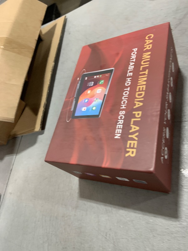 Photo 1 of Carplay Screen for Car,HD IPS Wireless Portable Car Stereo for Apple Carplay &Android Auto,Car Audio Receivers Touch Screen with GPS Navigation,BT,Mirror Link,FM,Voice Control for All Cars