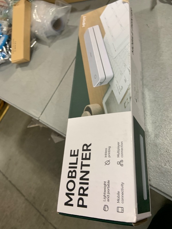 Photo 1 of HPRT Portable Printers Wireless for Travel, Support 8.5" X 11" US Letter, Bluetooth Thermal Printer Compatible with iOS, Android & Laptop, Inkless Mobile Printer for Office, Home, School, Black
