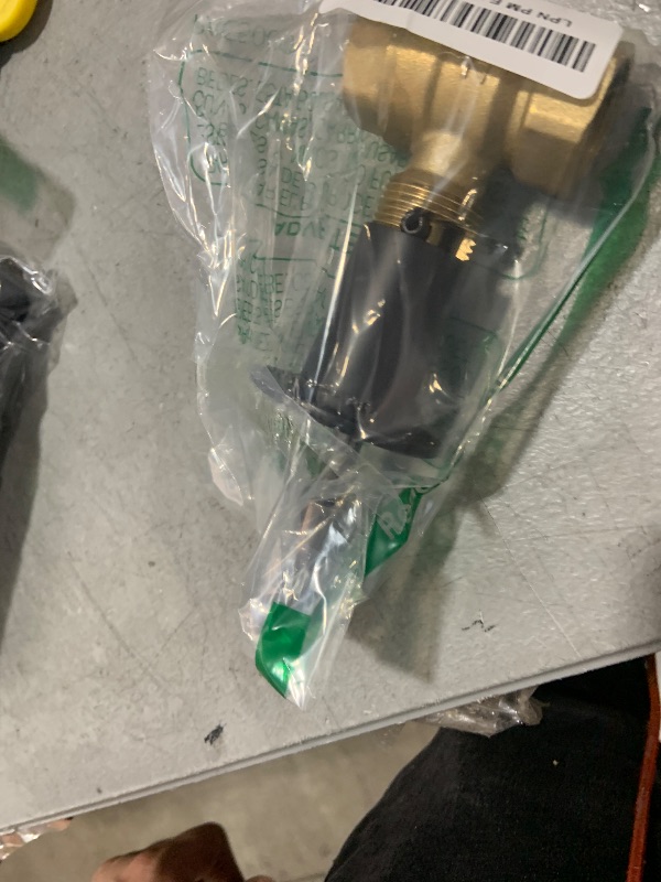 Photo 1 of Skyflame 3/4 Inch Straight Gas Key Valve Kit for Fire Pit Fireplace with Flat Black Flange, and 3 Inches Universal Key