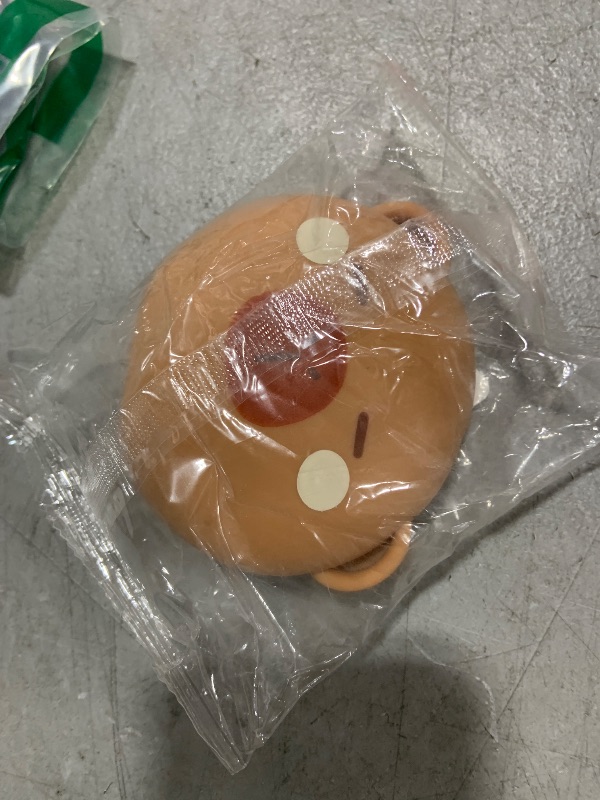 Photo 1 of Round Capybara Squeeze Stress Balls for Adults and Kids, Squish Animal Squeeze Toys, Party Favors, Stocking Stuffers | Cuddly Capybara Stress Dough Ball Squishy Toys for Anxiety and Autism