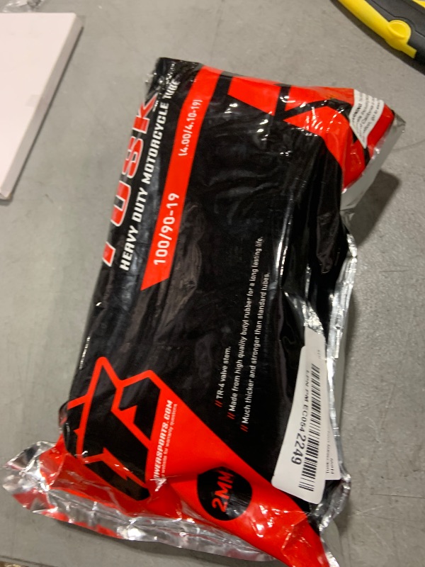 Photo 1 of Tusk Heavy Duty 2mm Motorcycle Tube 100/90x19
