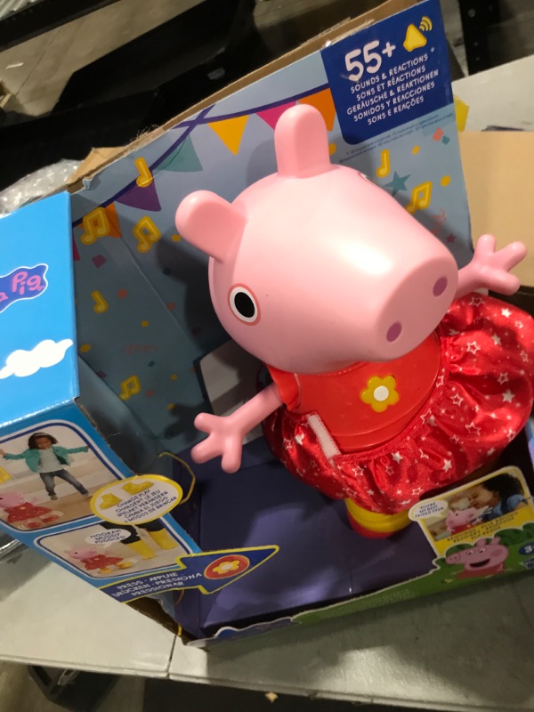 Photo 1 of Peppa Pig Peppa’s Muddy Puddles Party Singing and Dancing Doll, Interactive Electronic Preschool Toys for Girls and Boys, Ages 3+