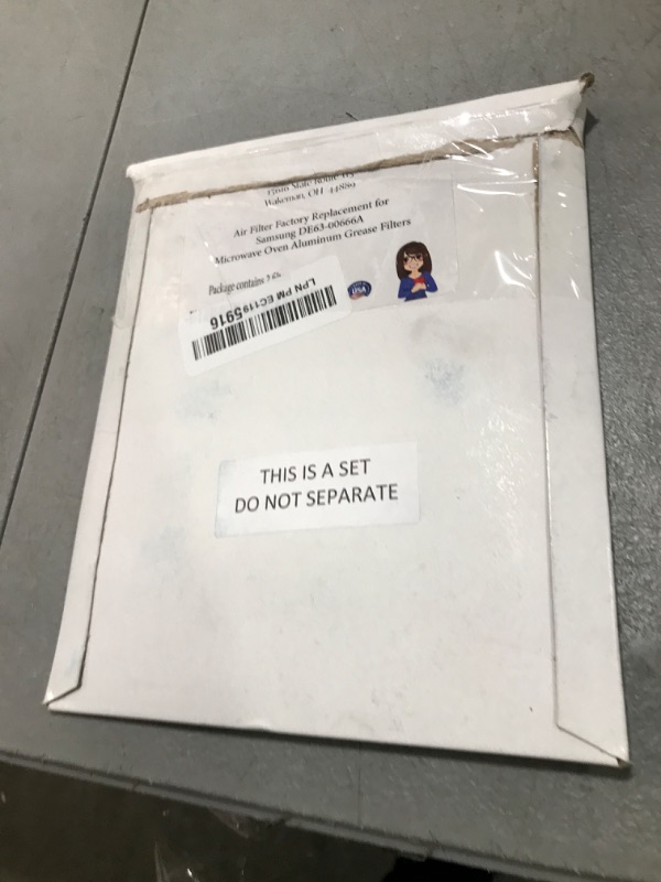 Photo 1 of Microwave Filter Replacement For Samsung DE63-00666A 6.81 X 6.34 Inches Over The Range Kitchen Oven Vent Grease Screen Fits AP5306190 2-Pack