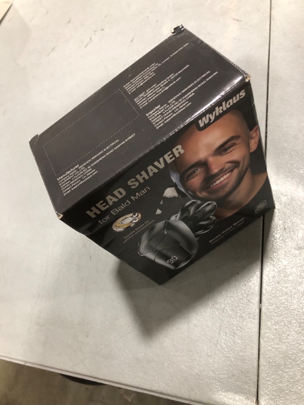 Photo 1 of Head Shavers for Bald Men, Wyklaus Detachable Head Shavers 5-in-1 Electric Razor IPX7 Waterproof Dry Wet Shaving for Men Women,7D Rotary Shaver Grooming Kit with LED Display, USB Rechargeable