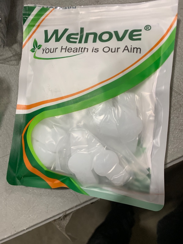 Photo 1 of Welnove Pack of 12 Bunion Corrector, Toe Separators with 2 Loops, Big Toe Spacer Suitable for Bunion and Overlap Toe (White)