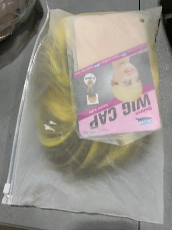Photo 1 of QD-Tizer #613 Blonde Long Straight Synthetic Hair Wigs with Bangs Women's Costume Wig Heat Resistant Hair Replacement Wig
