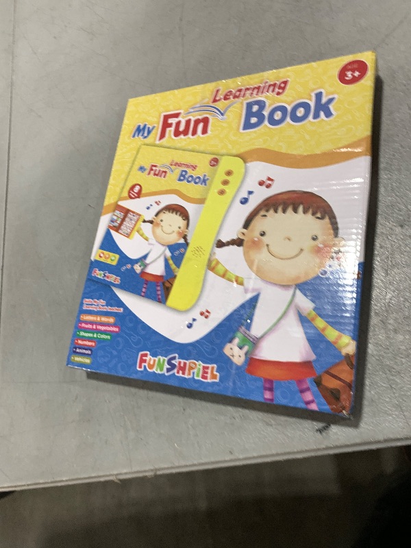 Photo 1 of ABC Learning For Toddlers Sound Book, Ideal for Learning & Education Toys, Speech Therapy Toys, Preschool Learning Toys, 8 Page Toddler Activity Book Learning Alphabets, Animal, Speak and Spell & More