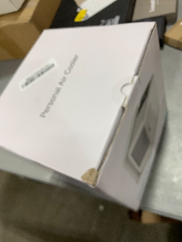 Photo 1 of Portable Air Conditioner Cooling Fan: Evaporative Mini Air Cooler with ? ?????? - USB Personal Air Cooler Desktop Ac Unit for Room Office Home (So White)