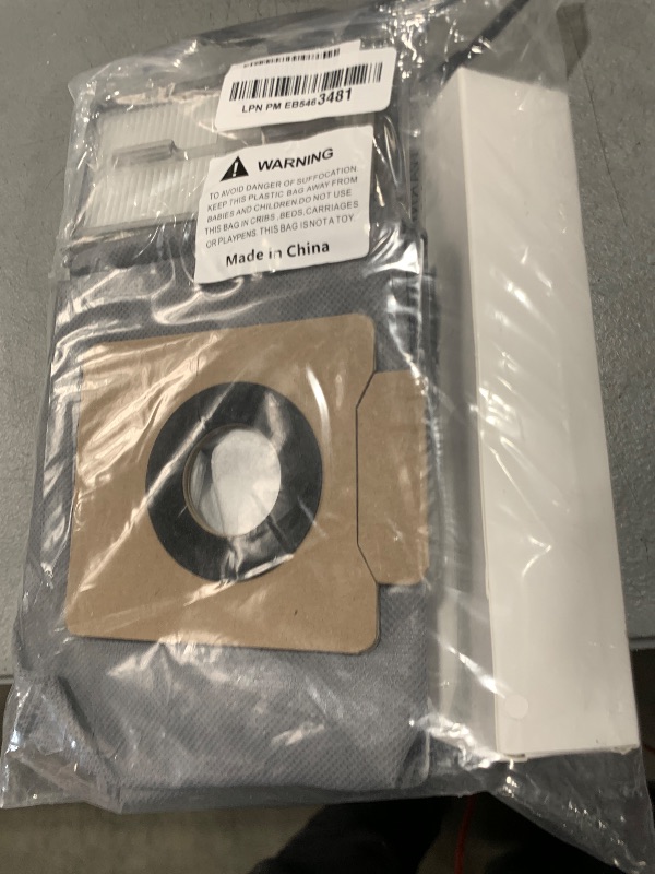 Photo 1 of X8 Pro Parts Compatible with Eufy X8 Pro Robot Vacuum Cleaner, X8 Pro Accessories, 1*Main Brush 3*Hepa Filters 3*Mop Pads 3*Vacuum Bags 4*Side Brushs, for eufy x8 pro accessories