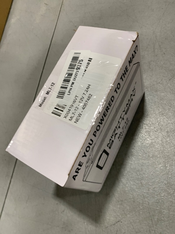 Photo 1 of Mighty Max Battery ML7-12 - 12V 7.2AH Replacement UPS Battery for APC Back-UPS 550 BE550G