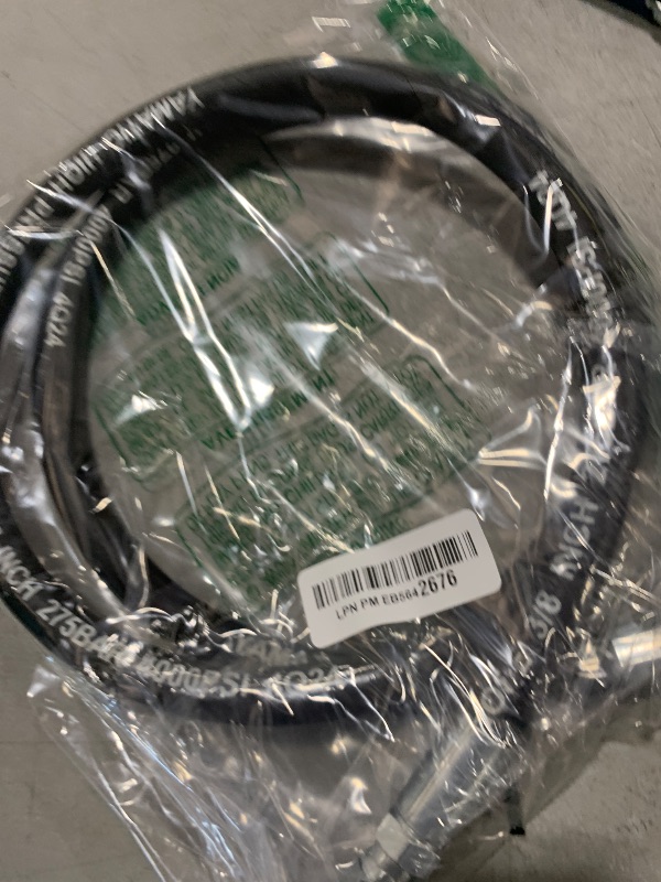 Photo 1 of YAMATIC Pressure Washer Swivel Steel Connector Hose, 3/8" Jumper 5FT for Washer Reel, 4000 PSI