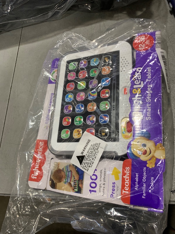 Photo 1 of Fisher-Price Toddler Learning Toy Laugh & Learn Smart Stages Tablet Pretend Computer with Music & Lights for Kids Ages 1+ Years