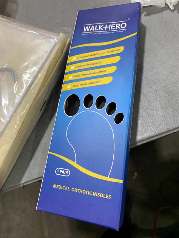 Photo 1 of Plantar Fasciitis Insoles for Men Women - Orthotics Inserts, Shoe Insoles Arch Support Flat Feet Inserts Work Boot Insoles for Standing All Day (Mens 9-9 1/2 | Womens 11-11 1/2)