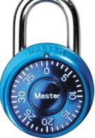 Photo 1 of Master Lock 1533TRI Locker Lock Mini Combination Padlock, 2 count