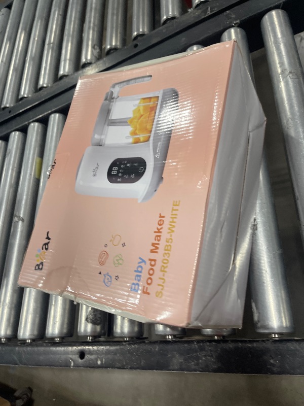 Photo 1 of BEAR 2024 Baby Food Maker | One Step Baby Food Processor Steamer Puree Blender | Auto Cooking & Grinding | Baby Food Puree Maker with Self Cleans | Touch Screen Control, White