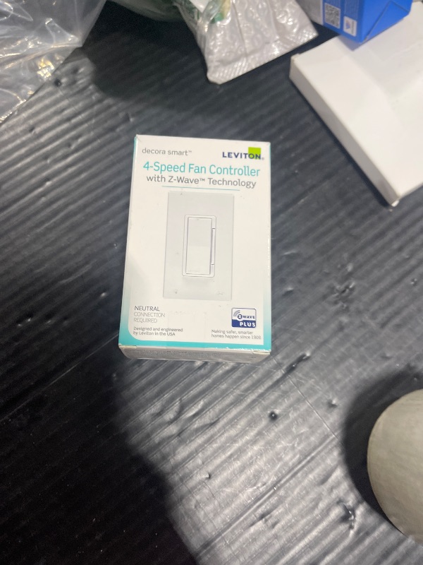 Photo 1 of Leviton Decora Smart Fan Speed Controller, Z-Wave Plus, ZW4SF