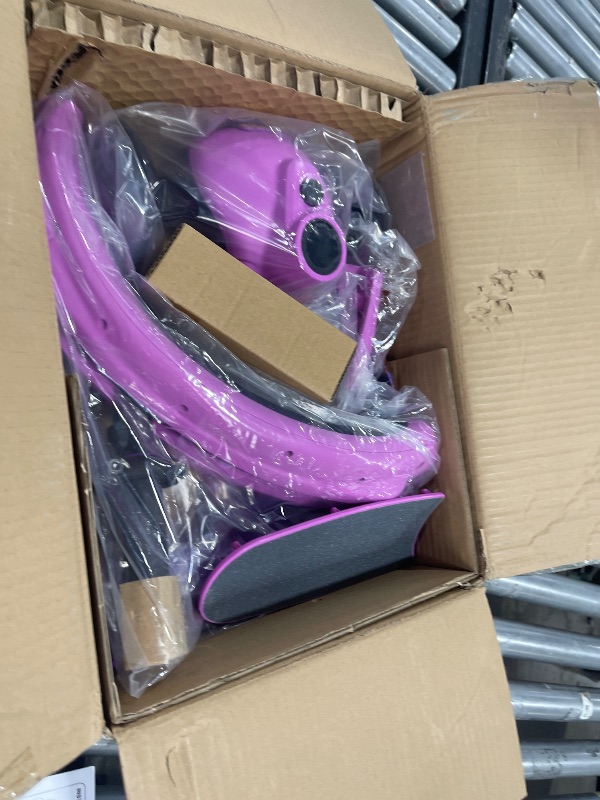 Photo 1 of KRIDDO 5-in-1 Kids Kick Scooter, Lean-to-Steer, Toddler Toy Scooter with Adjustable Height, 3 Lighted Wheels, Ideal for Indoor & Outdoor, Gift for Kids Ages 1-5 Years, Purple