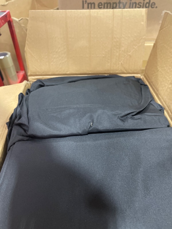 Photo 1 of Heneger 8 Pack Black Tablecloths 90 x 132 Inch Rectangular Table Cloths for Rectangle Tables 6ft, Wrinkle Resistant Black Table Cloth Washable Polyester Fabric for Buffet Wedding Party Banquet