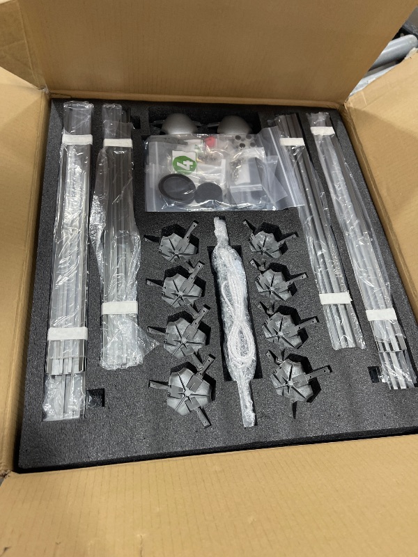 Photo 1 of TOPCUBE 3D Printer Enclosure for Bambu Lab A1 Combo, 360° Transparent Acrylic Enclosure with LED Light, Odor Isolation Noise Reduction Constant Temperature 3D Printer Cover Box, 540x600x540MM