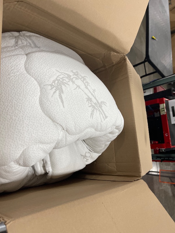 Photo 1 of BEDLORE Queen Mattress Topper Viscose Derived from Bamboo, Thick Pillow Top Mattress Pad with Stretchable Pockets for 6-18 inches Mattress, Soft Breathable Mattress Topper for Back Pain Relief