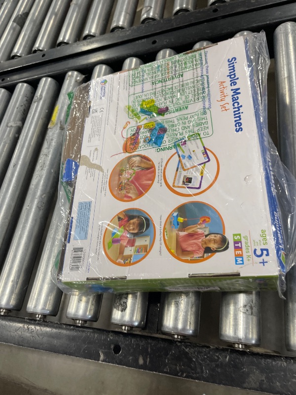 Photo 1 of Learning Resources STEM Simple Machines Activity Set, Hands-on Science Activities, 19 Pieces, Ages 5+
