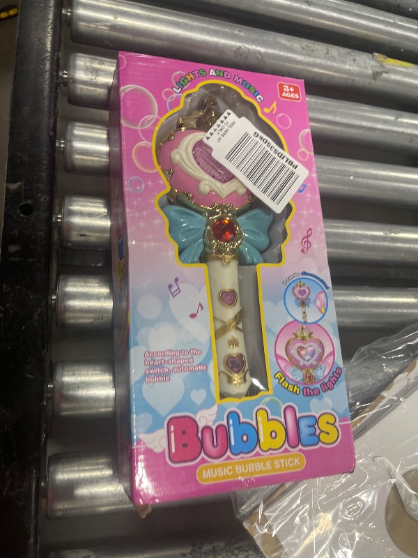 Photo 1 of Princess Automatic Bubble Wand Solution for Toddler Kid Toy Age 1 2 3 4 5 6 7 8 1yr Year Old Little Girl Gift Blower Machine Outdoor Juegos Juguetes Burbujas Niñas Easter Pink