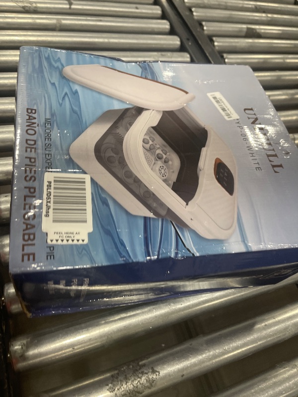 Photo 1 of UNIFULL Collapsible Foot Spa Bath with Heat, Motorized Massager, Touch Screen, Foot Pedicure Kit, Temperature Control, Pedicure Foot Spa, Foot Bath