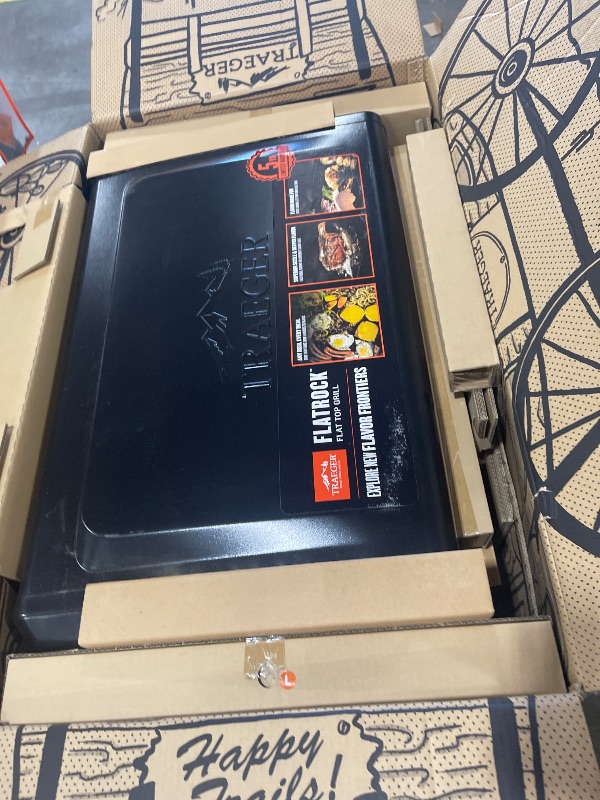 Photo 1 of Traeger Grills Flatrock, 33 Inch Flat Top Griddle, Outdoor Gas Grill with 3-Zone TruZone Cooking, Even Heat, Fuel Sensor, and EZ-Clean Grease Management, Premium Propane Griddle for Outdoor Cooking