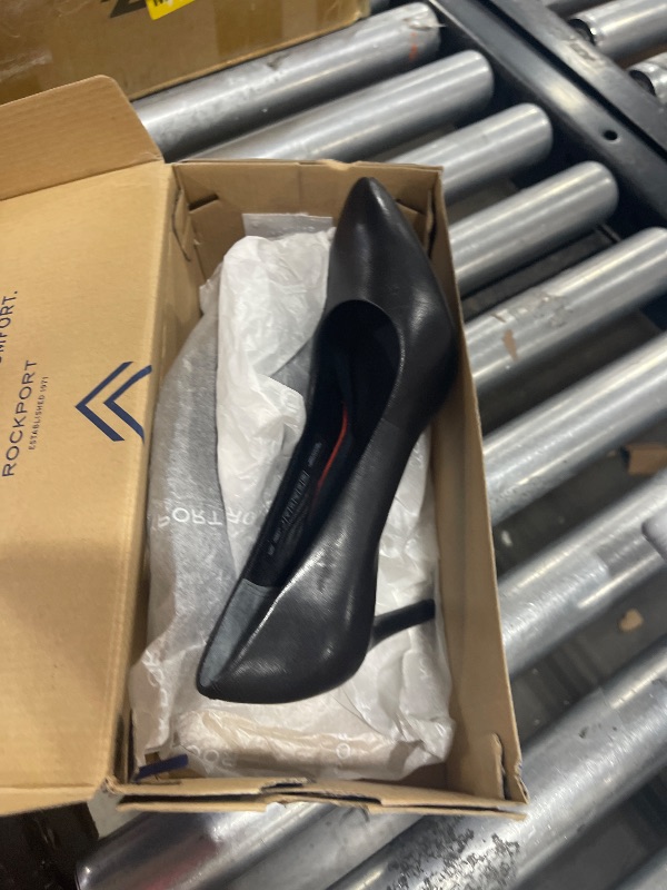 Photo 1 of Rockport Women's TM Sheehan Pump, Black Patent Leather, 5 Wide