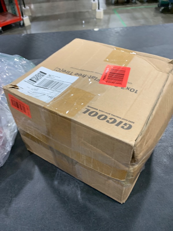 Photo 1 of 10x3.00-4 Flat Free Tire, 10" Heavy Duty Replacement Tire and Wheel Assemblies, Compatible Cosco Hand Trucks and Trolley Carts, 5/8" Axle Bore Hole, 2.2" Offset Hub, 2-Pack