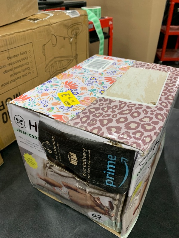 Photo 1 of The Honest Company Clean Conscious Diapers for Sensitive Skin | Hypoallergenic, Fragrance Free | Girl Prints | Club Box, Size 3 (16-28 lbs), 62 Count (Prints May Temporarily Vary)