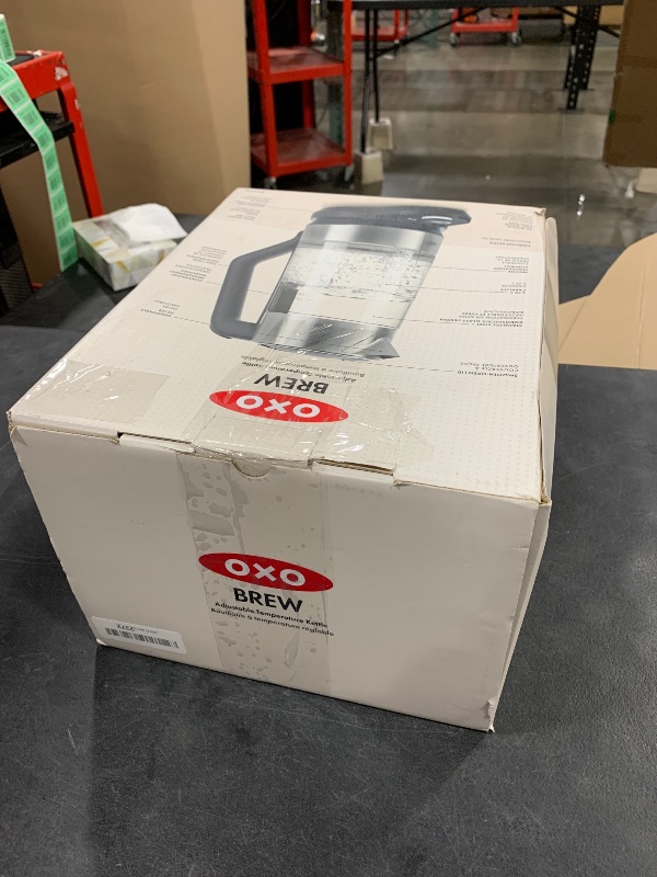 Photo 1 of OXO Brew Adjustable Temperature Kettle, Electric, Clear